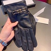 Bagsaaa Gucci Black Leather Gloves - 4