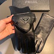 Bagsaaa Prada Nappa Leather Black Gloves With Pouch - 6