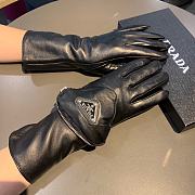 Bagsaaa Prada Nappa Leather Black Gloves With Pouch - 3