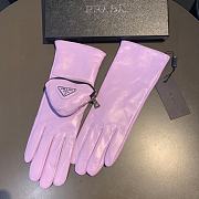 Bagsaaa Prada Nappa Leather Purple Gloves With Pouch - 5