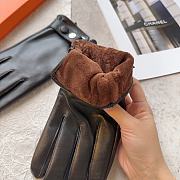 Bagsaaa Hermes Black Leather Gloves 02 - 6