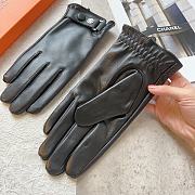 Bagsaaa Hermes Black Leather Gloves 02 - 3