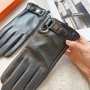 Bagsaaa Hermes Black Leather Gloves 02 - 2