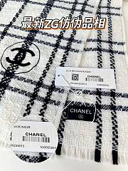 	 Bagsaaa Chanel Scarf Striped White - 40x190cm - 2