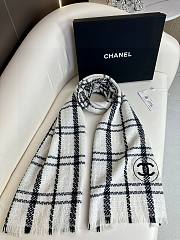 	 Bagsaaa Chanel Scarf Striped White - 40x190cm - 3