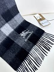 Bagsaaa Burberry Black Scarf - 30x190 cm - 3