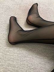 Bagsaaa Balenciaga Black Tights With Crystal Letters - 3