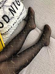	 Bagsaaa Dior Black Tights With Gold Lines - 5