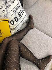 	 Bagsaaa Dior Black Tights With Gold Lines - 2