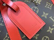 	 Bagsaaa Louis Vuitton Keepall Bandoulière 50 Monogram Macassar Red - 50x29x23cm - 2