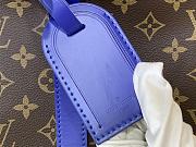 Bagsaaa Louis Vuitton Keepall Bandoulière 50 Monogram Macassar Blue - 50x29x23cm - 2
