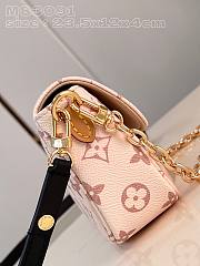 Bagsaaa Louis Vuitton Wallet On Chain Ivy Pink - 23.5 x 12 x 4.3 cm - 3