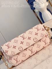 Bagsaaa Louis Vuitton Wallet On Chain Ivy Pink - 23.5 x 12 x 4.3 cm - 4