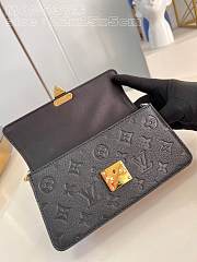 Bagsaaa Louis Vuitton Wallet On Chain Metis Black Bag - 22 x 15 x 5.5cm - 3