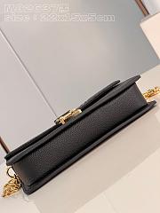 Bagsaaa Louis Vuitton Wallet On Chain Metis Black Bag - 22 x 15 x 5.5cm - 4
