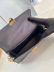 Bagsaaa Louis Vuitton Wallet On Chain Metis Black Bag - 22 x 15 x 5.5cm - 5