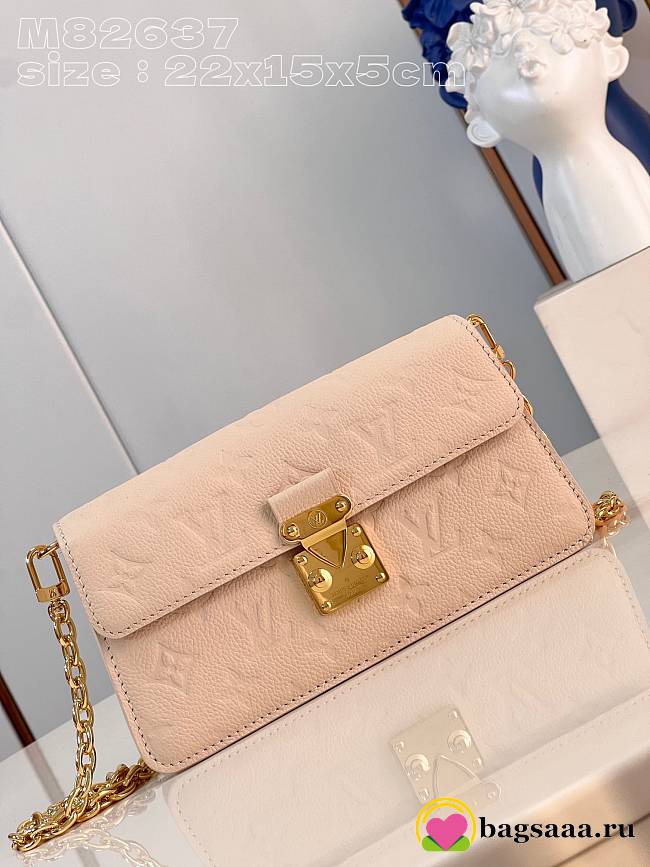 	 Bagsaaa Louis Vuitton Wallet On Chain Metis Cream Bag - 22 x 15 x 5.5cm - 1