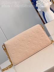 	 Bagsaaa Louis Vuitton Wallet On Chain Metis Cream Bag - 22 x 15 x 5.5cm - 2