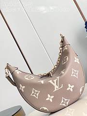 Bagsaaa Louis Vuitton Loop Hobo Monogram Empreinte Taupe - 38x26x10cm - 3