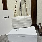 	 Bagsaaa Celine Chain Shoulder Bag Matelasse Monochrome White - 24x15x5cm - 4
