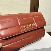 	 Bagsaaa Celine Chain Shoulder Bag Matelasse Monochrome Tan - 24x15x5cm - 6