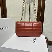 	 Bagsaaa Celine Chain Shoulder Bag Matelasse Monochrome Tan - 24x15x5cm - 5