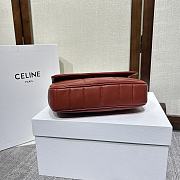 	 Bagsaaa Celine Chain Shoulder Bag Matelasse Monochrome Tan - 24x15x5cm - 4