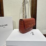 	 Bagsaaa Celine Chain Shoulder Bag Matelasse Monochrome Tan - 24x15x5cm - 2
