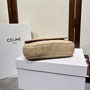 	 Bagsaaa Celine Chain Shoulder Bag Matelasse Monochrome Beige - 24x15x5cm - 4