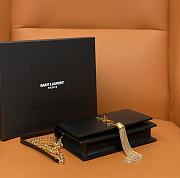 	 Bagsaaa YSL Kate Tassel Bag Black Gold Hardware - 19x12.5x4cm - 2