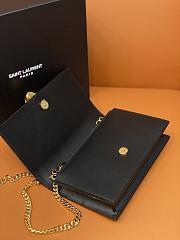 	 Bagsaaa YSL Kate Tassel Bag Black Gold Hardware - 19x12.5x4cm - 4