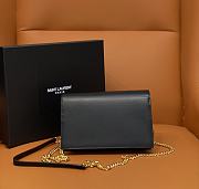 	 Bagsaaa YSL Kate Tassel Bag Black Gold Hardware - 19x12.5x4cm - 5