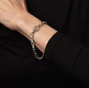 Bagsaaa Tiffany & Co Makers Narrow Chain Bracelet - 1