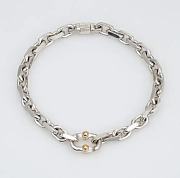 Bagsaaa Tiffany & Co Makers Narrow Chain Bracelet - 3