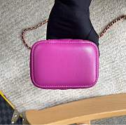 Bagsaaa Chanel SS Cosmetic Bag Purple - 8.5x11x7cm - 5