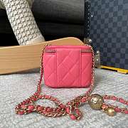 	 Bagsaaa Chanel SS Cosmetic Bag Hot Pink - 8.5x11x7cm - 3