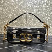 Bagsaaa Valentino Loco Shoulder Bag Transparent Black - 27x13x6cm - 1