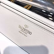 	 Bagsaaa Valentino Loco Shoulder Bag Transparent White - 27x13x6cm - 5