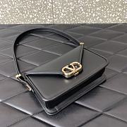 	 Bagsaaa Valentino Garavani Small Shoulder Letter Bag Black - 19x12x6cm - 4