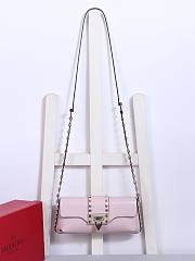 	 Bagsaaa Valentino Garavani Rockstud Shoulder Pink Bag - 26x13 x7cm - 6