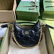 	 Bagsaaa Gucci GG Matelassé Mini Shoulder Bag Black - 21x 14x 6cm - 1