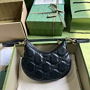 	 Bagsaaa Gucci GG Matelassé Mini Shoulder Bag Black - 21x 14x 6cm - 3