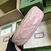 	 Bagsaaa Gucci GG Matelassé Mini Shoulder Bag Light Pink - 21x 14x 6cm - 2