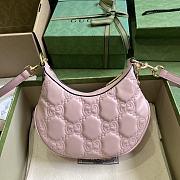 	 Bagsaaa Gucci GG Matelassé Mini Shoulder Bag Light Pink - 21x 14x 6cm - 5