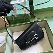 	 Bagsaaa Gucci Horsebit 1955 Mini Shoulder Bag Black - 8-12.5x 19.5x 3-6cm - 6