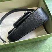 	 Bagsaaa Gucci Horsebit 1955 Mini Shoulder Bag Black - 8-12.5x 19.5x 3-6cm - 4
