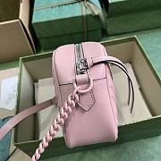 Bagsaaa Gucci GG Marmont Small Matelassé Shoulder Bag Pink -  24x13x7cm - 6