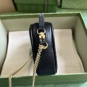 Bagsaaa Gucci GG Marmont mini shoulder bag in Black Leather - 11x 18.5x 4cm - 6