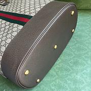 Bagsaaa Gucci Gucci Savoy duffle bag in beige and ebony - 36x 48x 21.5cm - 3