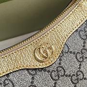 Bagsaaa Gucci Ophidia mini bag in beige and gold - 10x 19x 3cm - 2